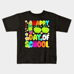 Happy 100th Day Of School Teacher Student Gifts 100 Days Smarter Kids T-Shirt